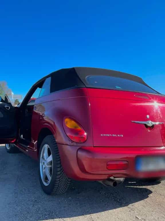 Chrysler PT Cruiser Cabrio in rot Automatik 10/2005-photo-5