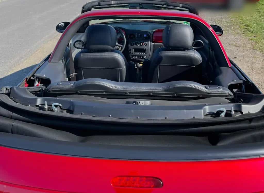 Chrysler PT Cruiser Cabrio in rot Automatik 10/2005-photo-8