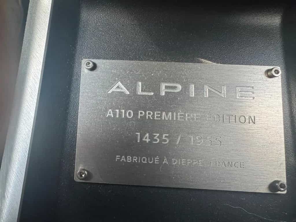 Alpine A110 Première Edition 1.8 TCE 250 06/2018-photo-10