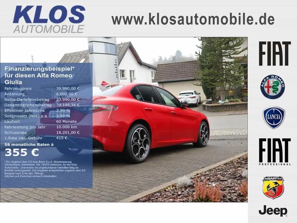 Alfa Romeo Giulia COMPETIZIONE 2.0 TURBO 16V 280 PS AT8 Q4 09/2023-photo-3