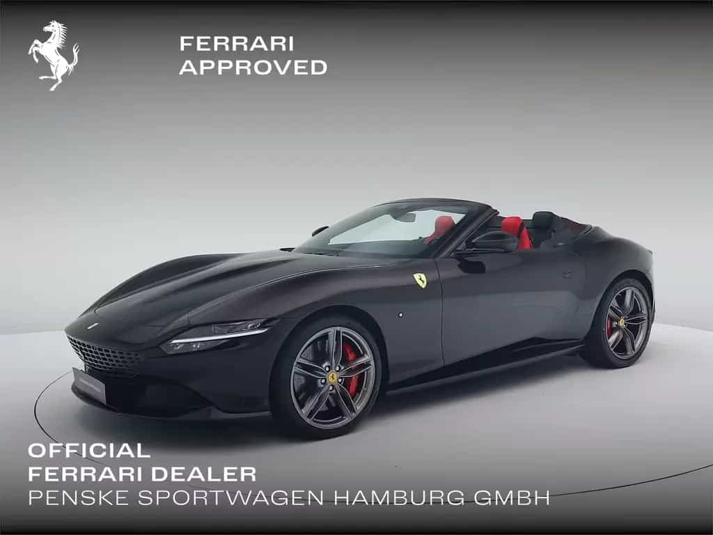 Ferrari Roma Spider - NERO PUROSANGUE - FERRARI HAMBURG 02/2024-photo-0