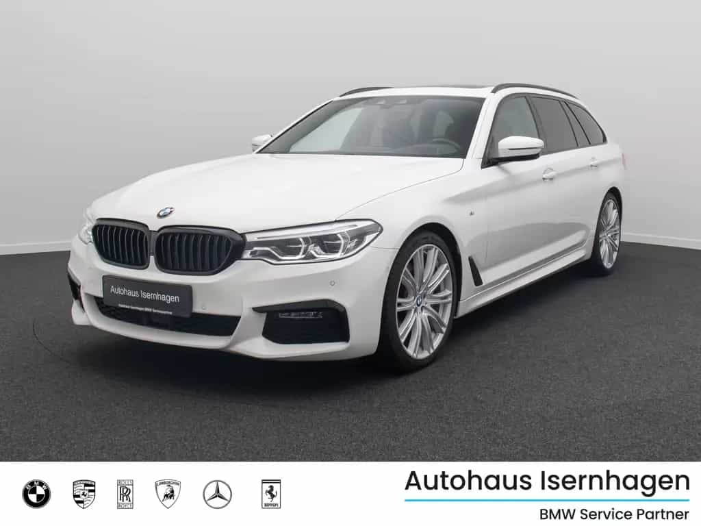 BMW 5 Series 530d M Sport 360°Komfort Panorama HUD DAB 20Zoll 12/2019-photo-0