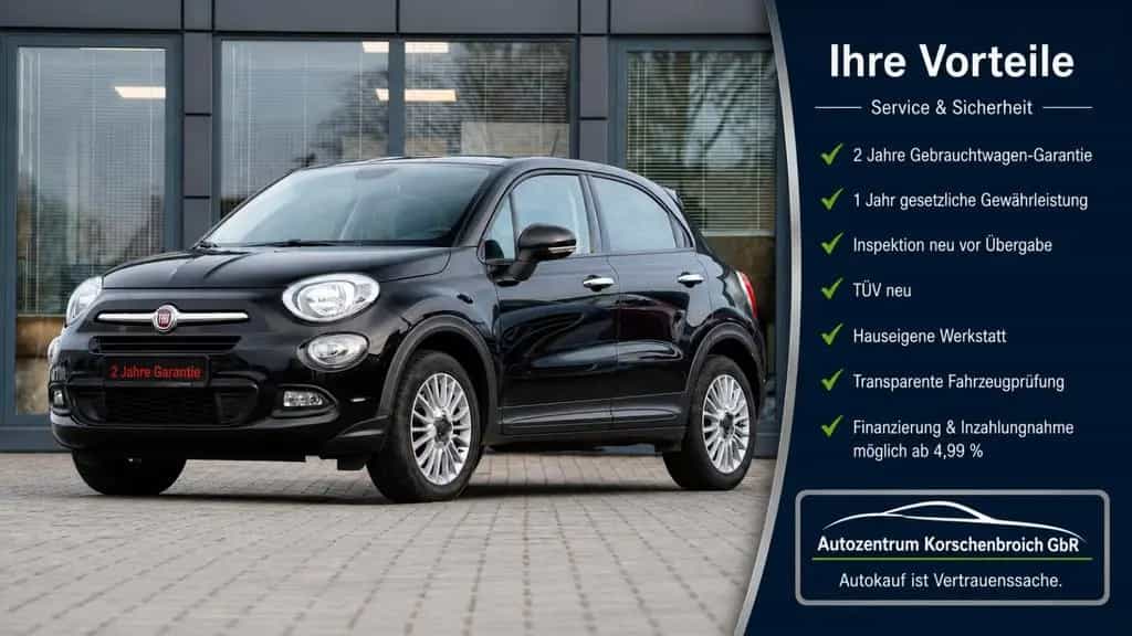 Fiat 500X Pop Star MIT 2 JAHREN GARANTIE !!! 02/2018-photo-0