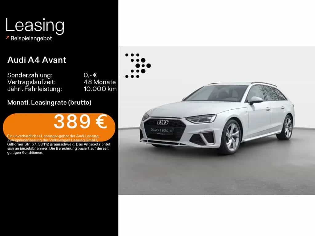 Audi A4 Avant 35 TDI S line LED*GRA*SOUND*Navi*EPH 02/2022-photo-0