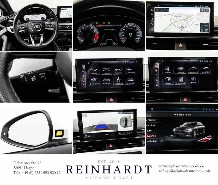 Audi A4 LIMOUSINE 45TFSi Q 2x S LINE/BLACK/ACC/eGSD 02/2021-photo-23
