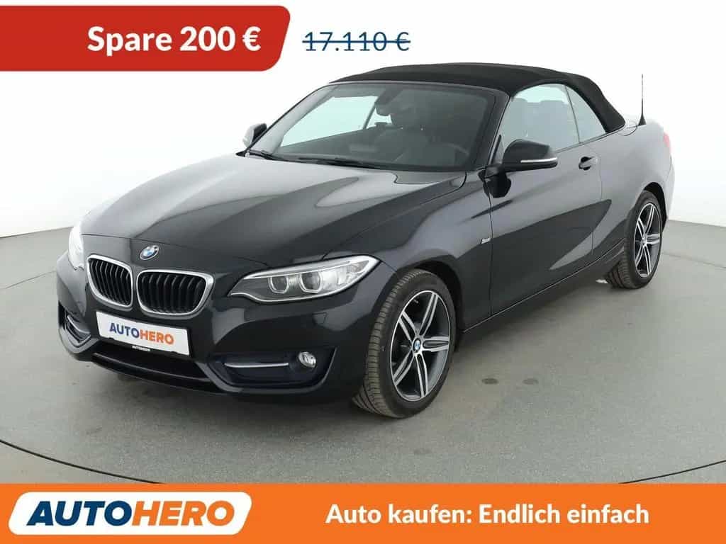 BMW 2 Series 218i Sport Line *NAV*XENON*TEMP*PDC*SHZ*ALU* 03/2016-photo-0