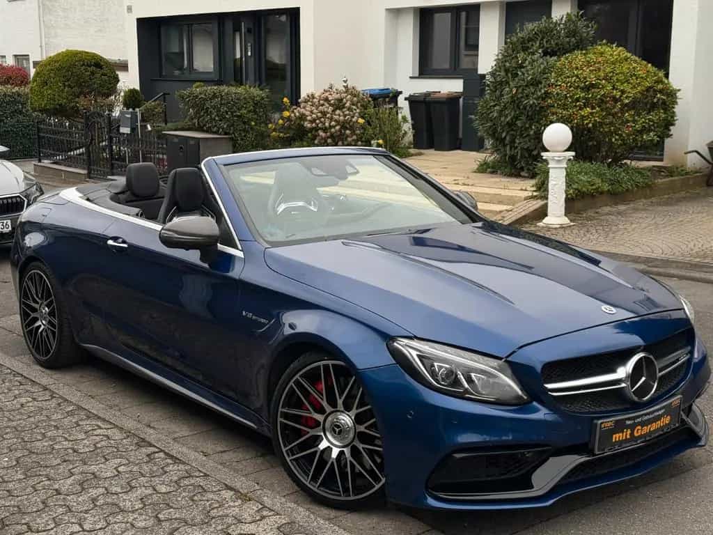 Mercedes-Benz C-Class 63 S AMG Cabrio Deutsch Perf Burm Carbon Voll 06/2018-photo-11