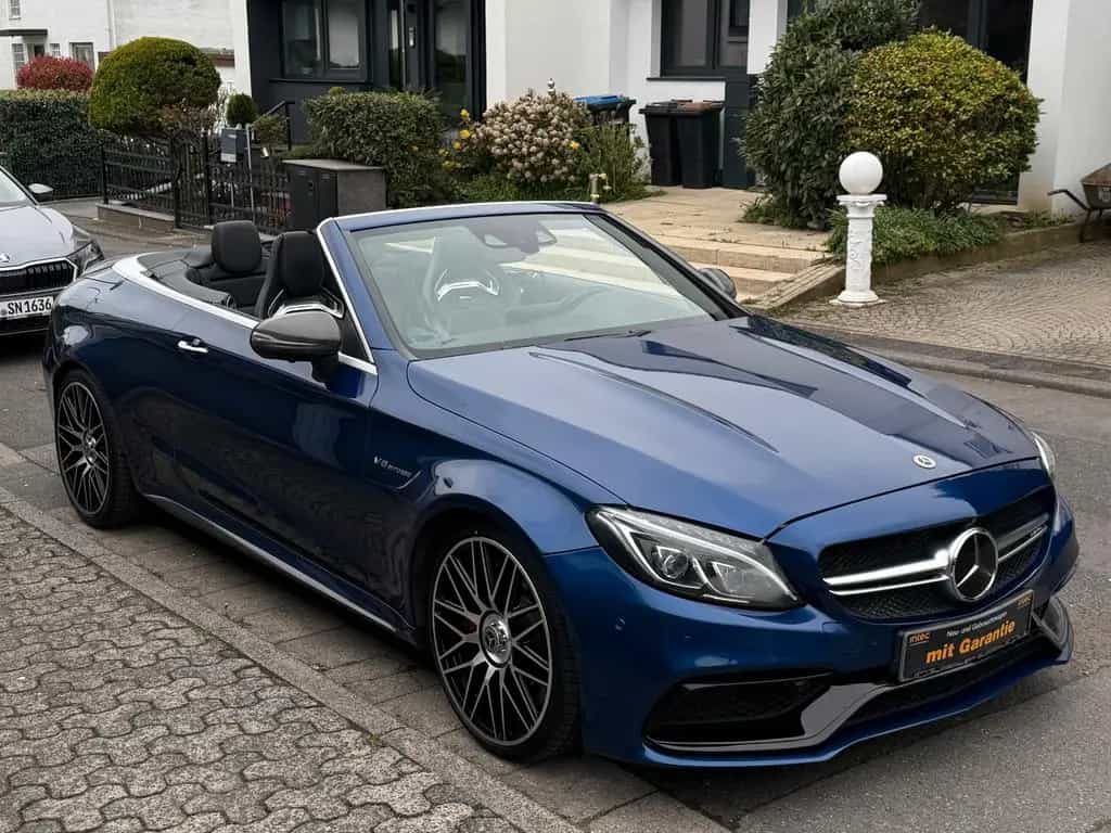 Mercedes-Benz C-Class 63 S AMG Cabrio Deutsch Perf Burm Carbon Voll 06/2018-photo-13