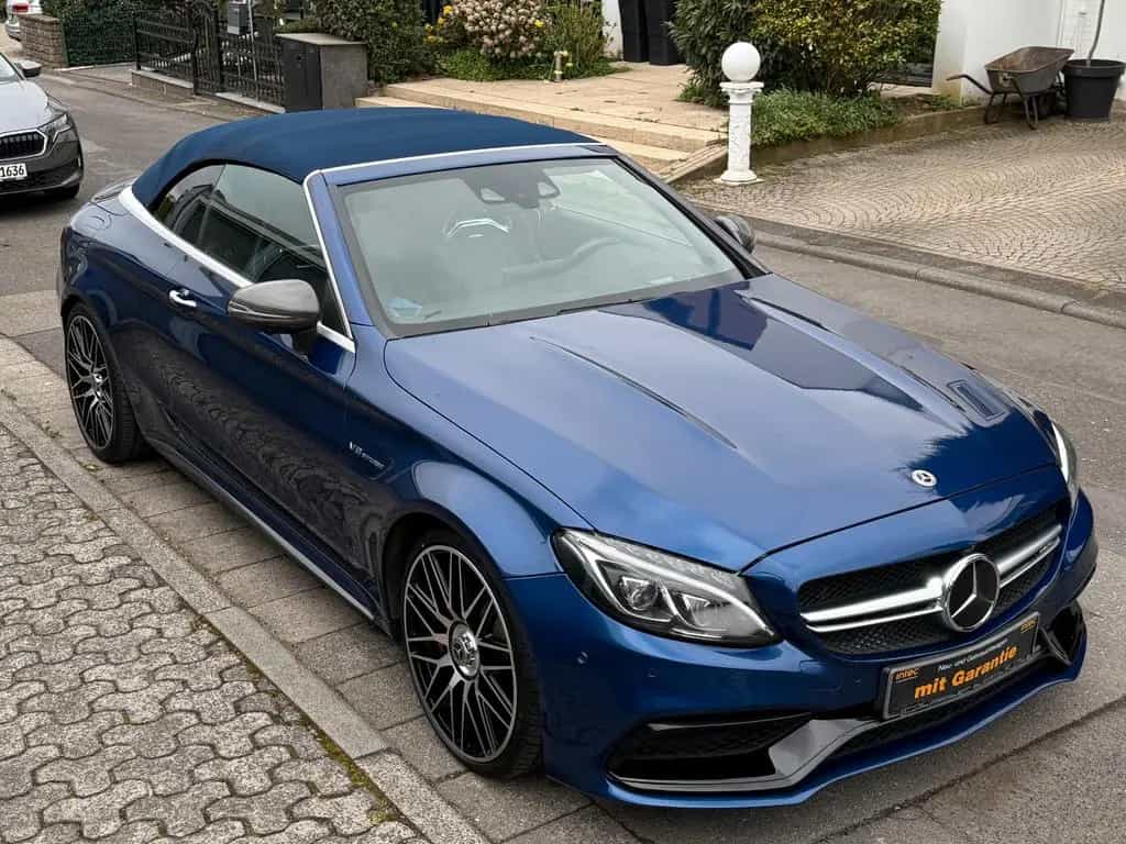Mercedes-Benz C-Class 63 S AMG Cabrio Deutsch Perf Burm Carbon Voll 06/2018-photo-14