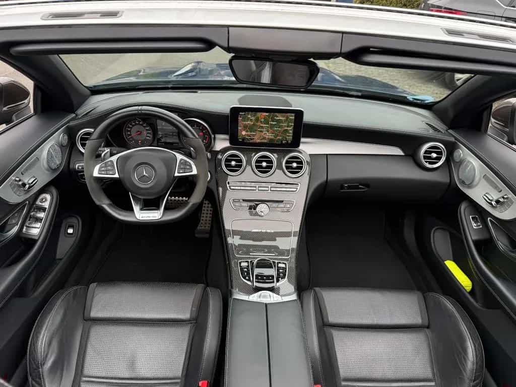 Mercedes-Benz C-Class 63 S AMG Cabrio Deutsch Perf Burm Carbon Voll 06/2018-photo-26