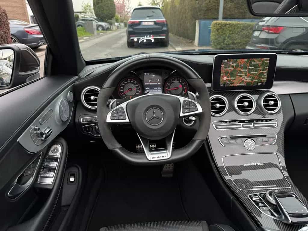 Mercedes-Benz C-Class 63 S AMG Cabrio Deutsch Perf Burm Carbon Voll 06/2018-photo-29