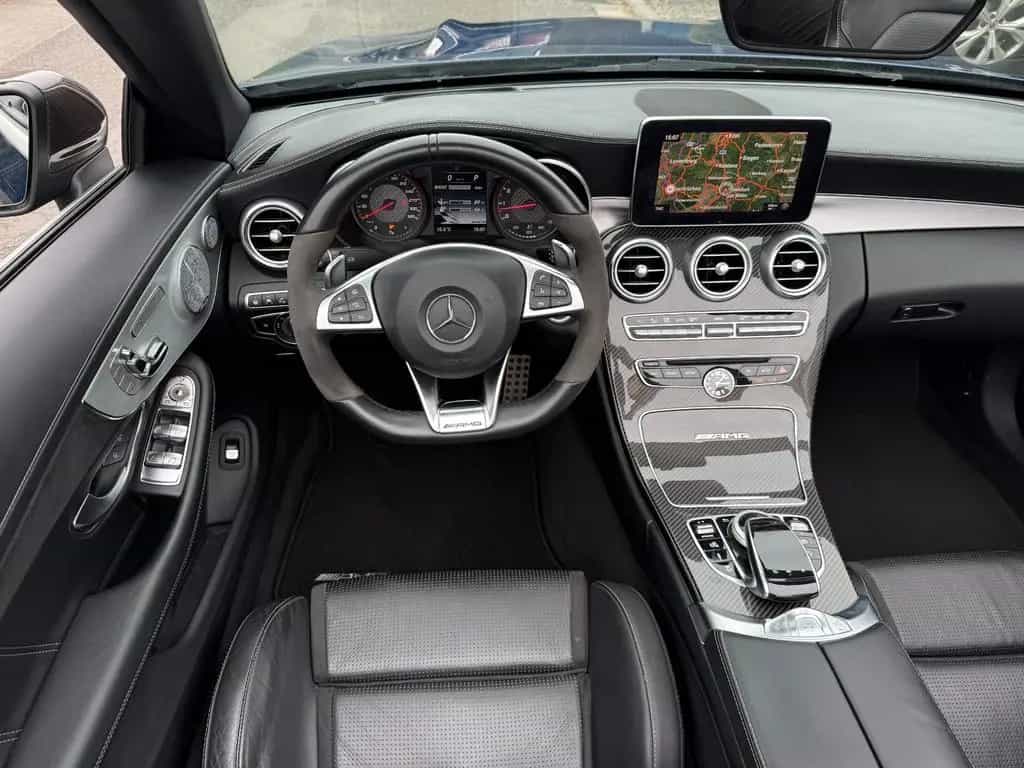 Mercedes-Benz C-Class 63 S AMG Cabrio Deutsch Perf Burm Carbon Voll 06/2018-photo-30