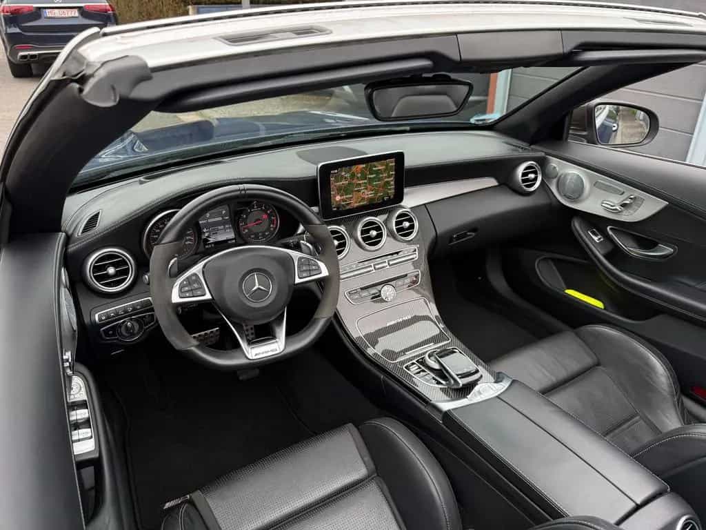 Mercedes-Benz C-Class 63 S AMG Cabrio Deutsch Perf Burm Carbon Voll 06/2018-photo-31