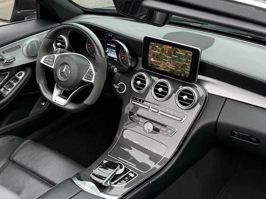 Mercedes-Benz C-Class 63 S AMG Cabrio Deutsch Perf Burm Carbon Voll 06/2018-photo-33