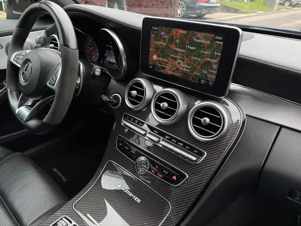 Mercedes-Benz C-Class 63 S AMG Cabrio Deutsch Perf Burm Carbon Voll 06/2018-photo-34