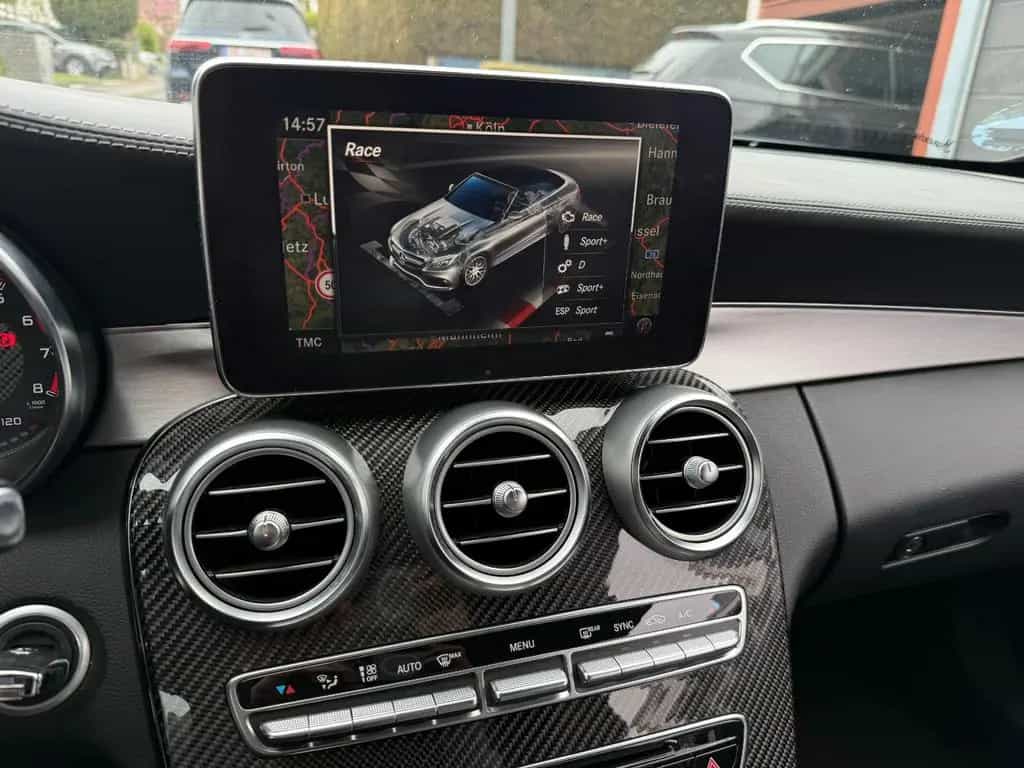 Mercedes-Benz C-Class 63 S AMG Cabrio Deutsch Perf Burm Carbon Voll 06/2018-photo-43
