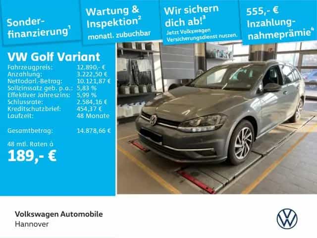Volkswagen Golf VII Variant 1.0 TSI Sound Navi ACC SHZ PDC 10/2017-photo-0