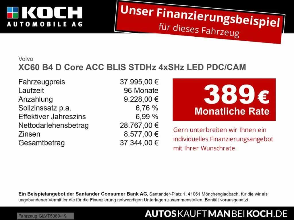 Volvo XC60 B4 D Core ACC BLIS STDHz 4xSHz LED PDC/CAM 02/2024-photo-1