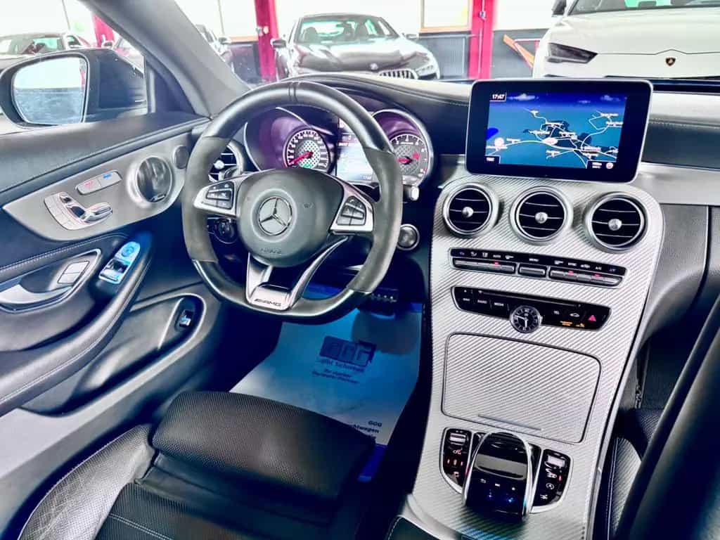 Mercedes-Benz C-Class 43 AMG Coupe 4M Pano HeadUp Saga Burmester 360 10/2017-photo-2
