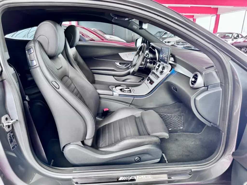 Mercedes-Benz C-Class 43 AMG Coupe 4M Pano HeadUp Saga Burmester 360 10/2017-photo-22