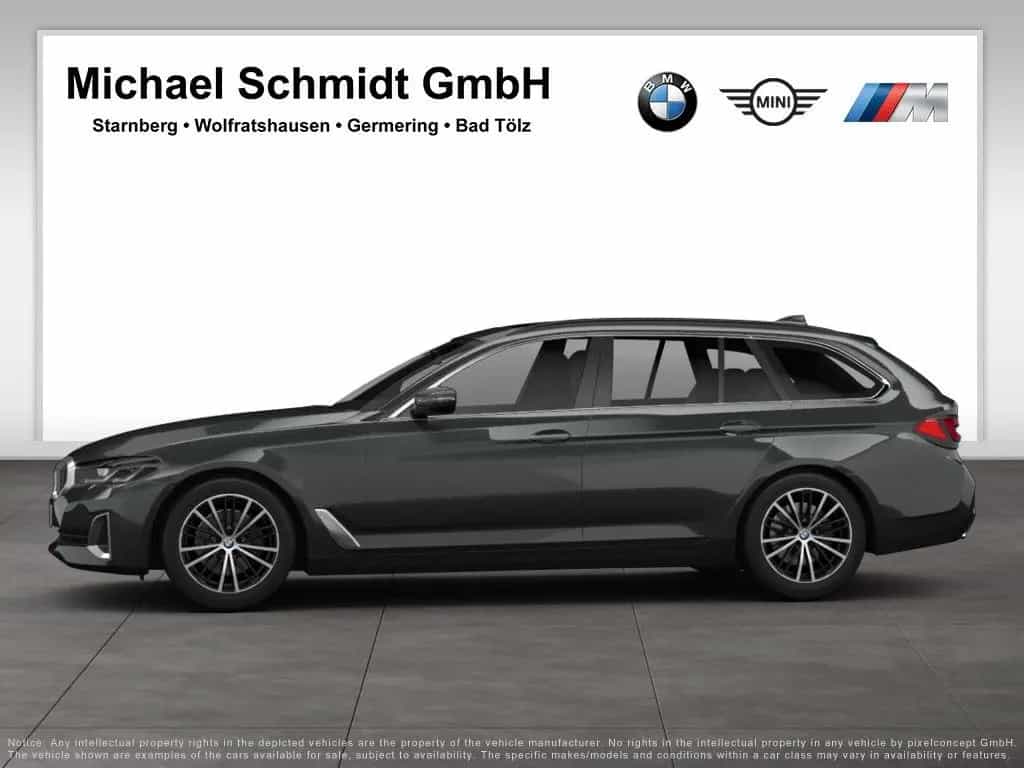 BMW 5 Series 520d Touring*Luxury Line*LC Prof.*HUD*HiFi*DAB*P 10/2021-photo-2