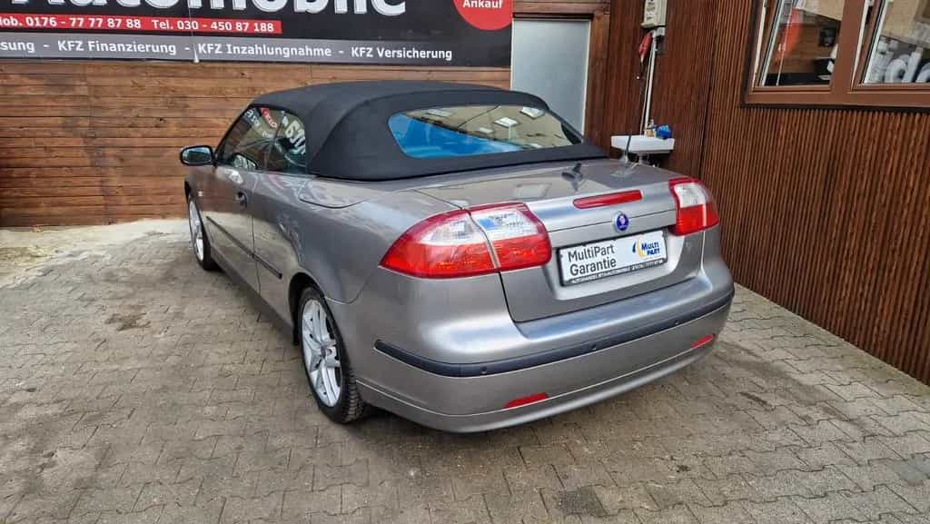 Saab 9-3 1.8t Vector Cabriolet, Volleder, PDC, SHZ 06/2005-photo-4