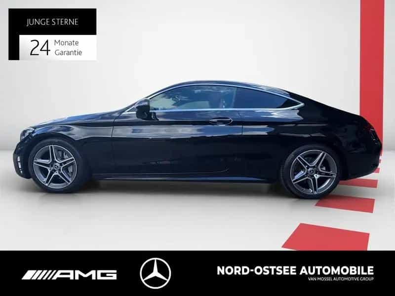 Mercedes-Benz C-Class 300 COUPÉ AMG MULTIBEAM 360° TOTWINKEL SHZ 08/2018-photo-7