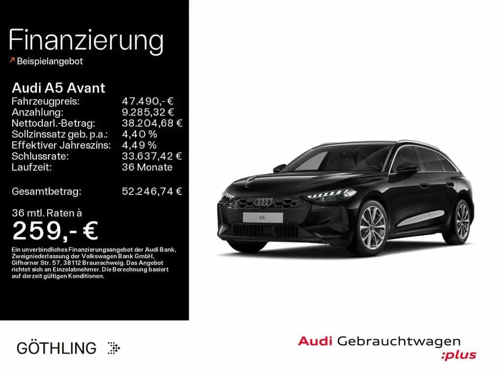 Audi A5 Avant 40 TDI S tro*B&O*HUD*LED*Virtual*Navi+* 08/2025-photo-0