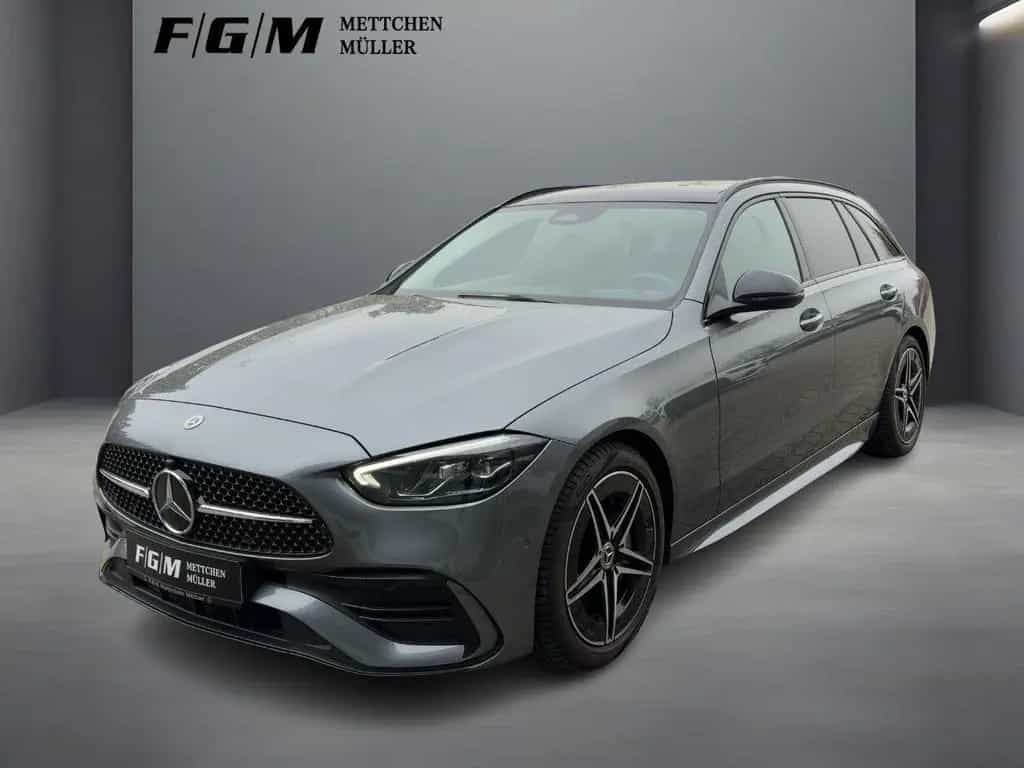 Mercedes-Benz C-Class 180 T AMG/PanoD/R-Kam/LED/Night/AHK/el.Heckkla 12/2022-photo-0