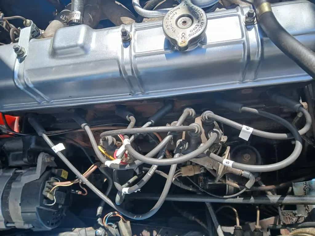 Triumph TR6 in seltener Original-TR6-Farbe french blue 07/1975-photo-12