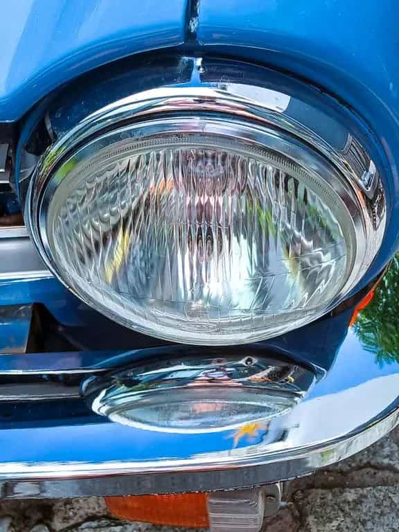 Triumph TR6 in seltener Original-TR6-Farbe french blue 07/1975-photo-19
