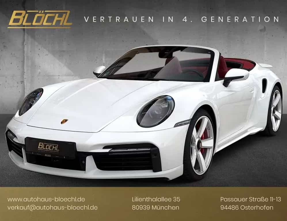 Porsche 992 Turbo Cabrio*Burmester*Lift*Leder*Ventilated 03/2024-photo-0