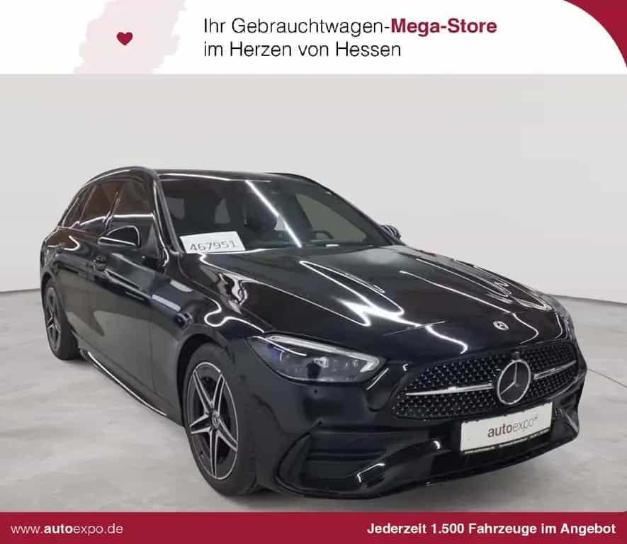 Mercedes-Benz C-Class 200 T 9G-AMG PANO AHK DIS HuD BusiP 03/2022-photo-0