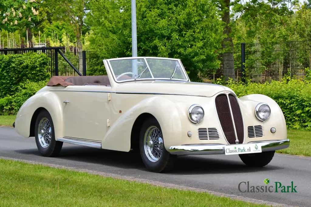 Delahaye 135 MS Worblaufen cabriolet 08/1947-photo-2