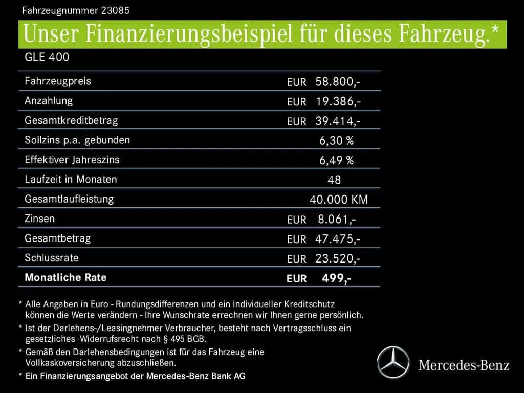 Mercedes-Benz GLE-Class 400 d 4M AMG Line Pano AHK MULTIBEAM CarPlay 01/2021-photo-28