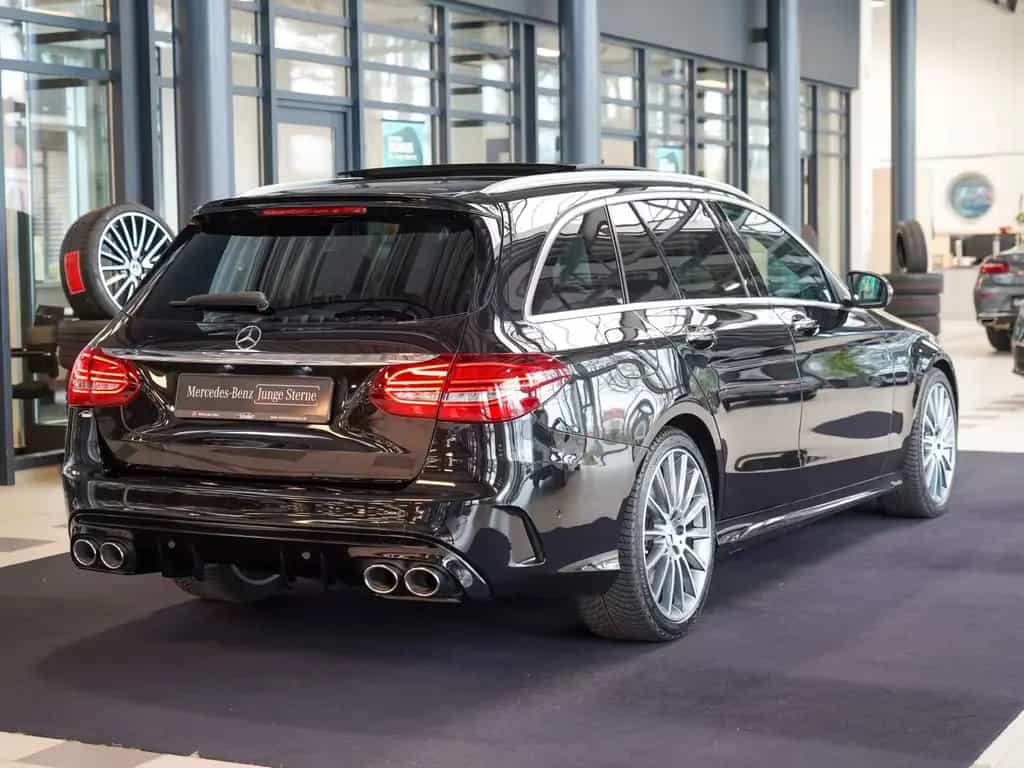 Mercedes-Benz C-Class 43 AMG T 4M Distronic Panoramadach AHK KEYLESS 01/2021-photo-1