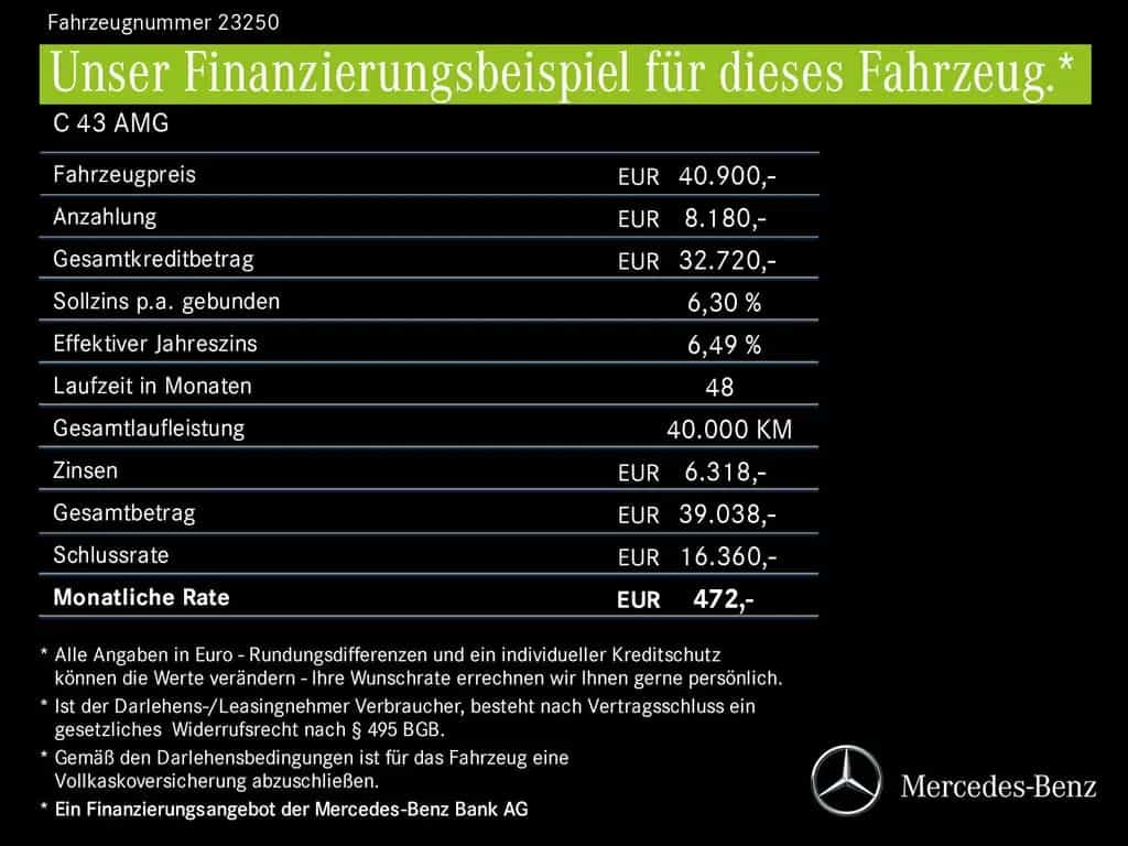 Mercedes-Benz C-Class 43 AMG T 4M Distronic Panoramadach AHK KEYLESS 01/2021-photo-29