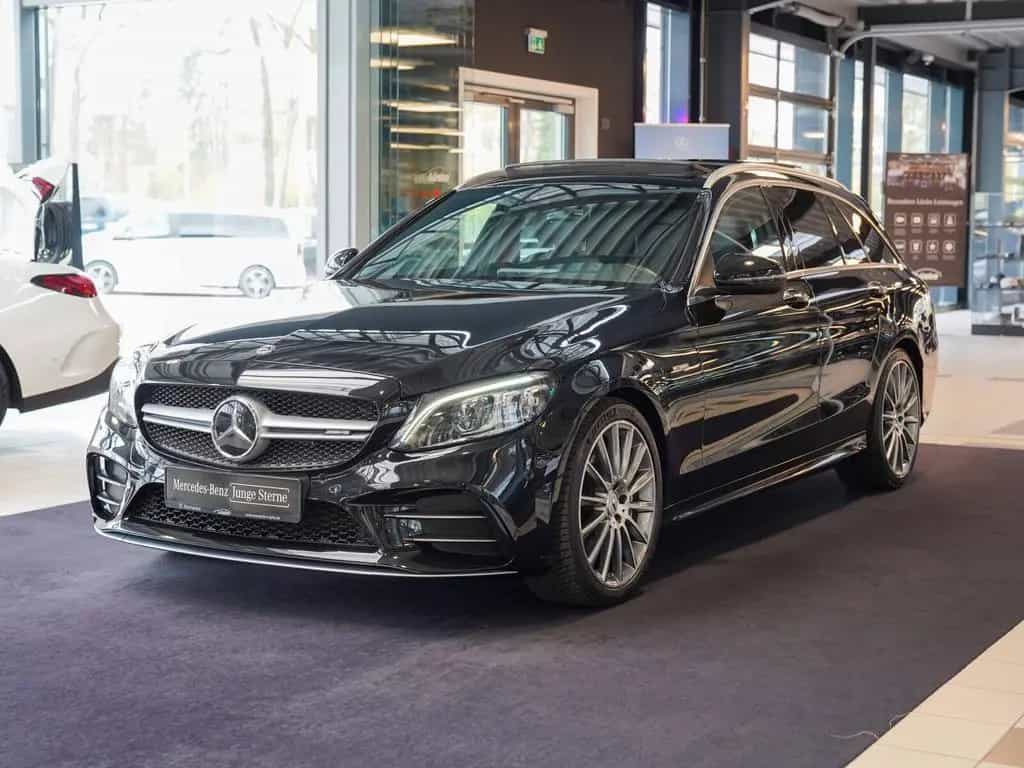 Mercedes-Benz C-Class 43 AMG T 4M Distronic Panoramadach AHK KEYLESS 01/2021-photo-3
