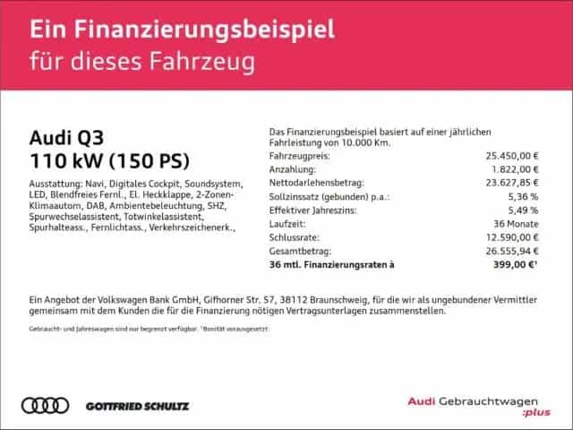 Audi Q3 35 TFSI LED NAV GRA SHZ DAB 10/2021-photo-1
