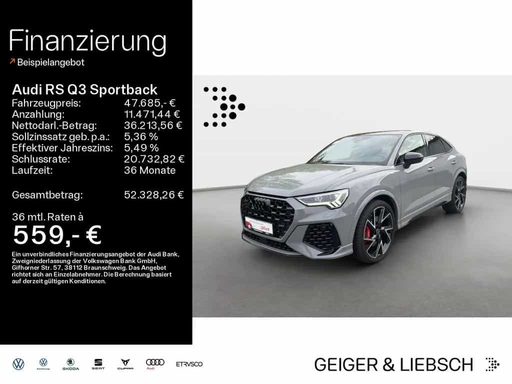 Audi RSQ3 RS Q3 Sportback+Pano+AHK+LED+ACC+adaptives FW+ 03/2022-photo-0
