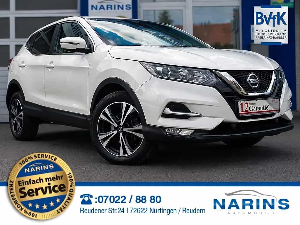 Nissan Qashqai N-Connecta 360°Kamera SHZ Klima PDC 07/2020-photo-0