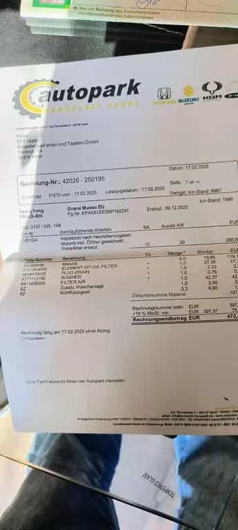 Ssangyong KGM MUSSO Grand Black Edition AHK 3500 Kg 12/2022-photo-10