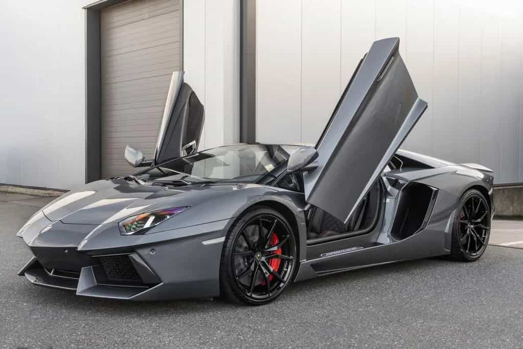 Lamborghini Aventador LP700-4 Roadster - Grigio Estoque - Ca 02/2015-photo-26