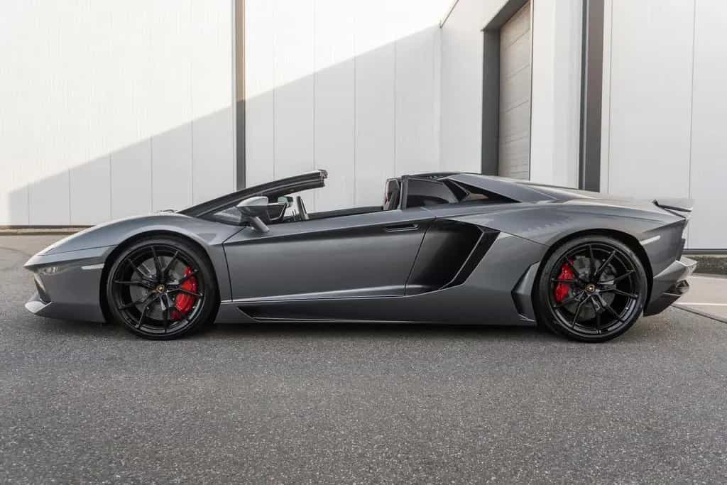 Lamborghini Aventador LP700-4 Roadster - Grigio Estoque - Ca 02/2015-photo-33