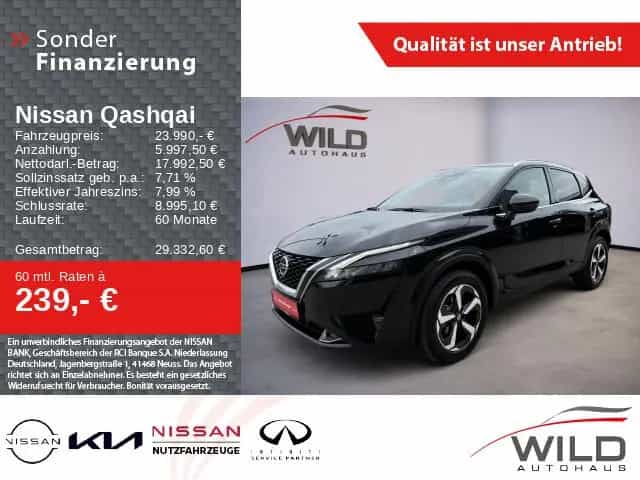 Nissan Qashqai 1.3 DIG-T N-Connecta 360° Navi Klima SHZ 04/2022-photo-0