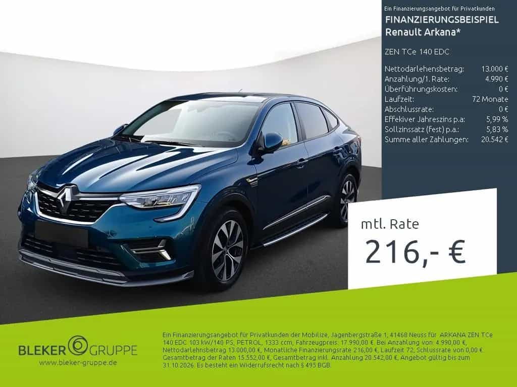 Renault Arkana ZEN TCe 140 EDC 01/2022-photo-0