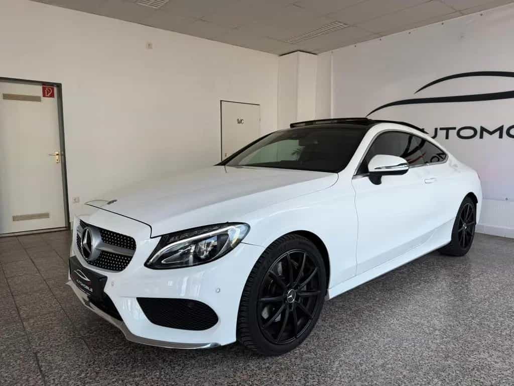 Mercedes-Benz C-Class 250 Coupe AMG Panorama Burmester Ambiente AHK 05/2017-photo-2