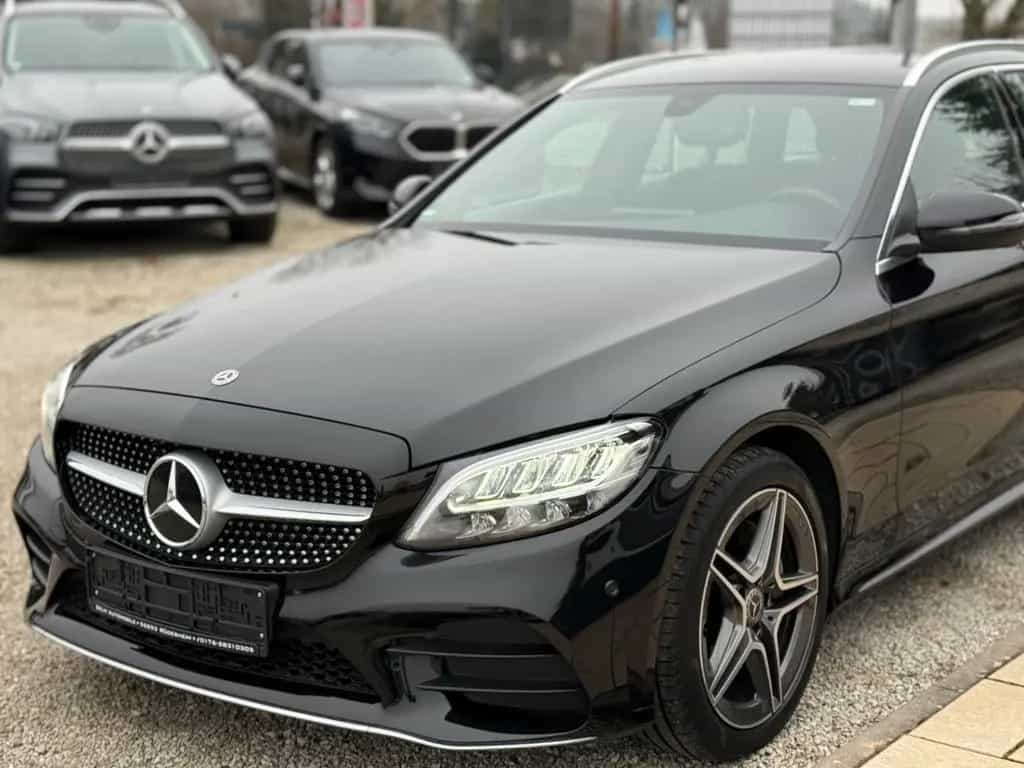 Mercedes-Benz C-Class 200d 9G T-Modell AMG Line 3x LED 18 Zoll MoPf 12/2019-photo-0