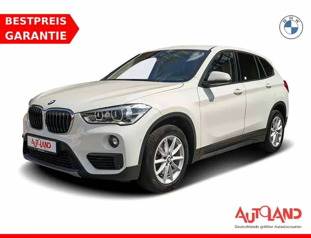 BMW X1 sDrive 18i LED Navi Sitzheizung AHK PDC Leder 05/2017-photo-0