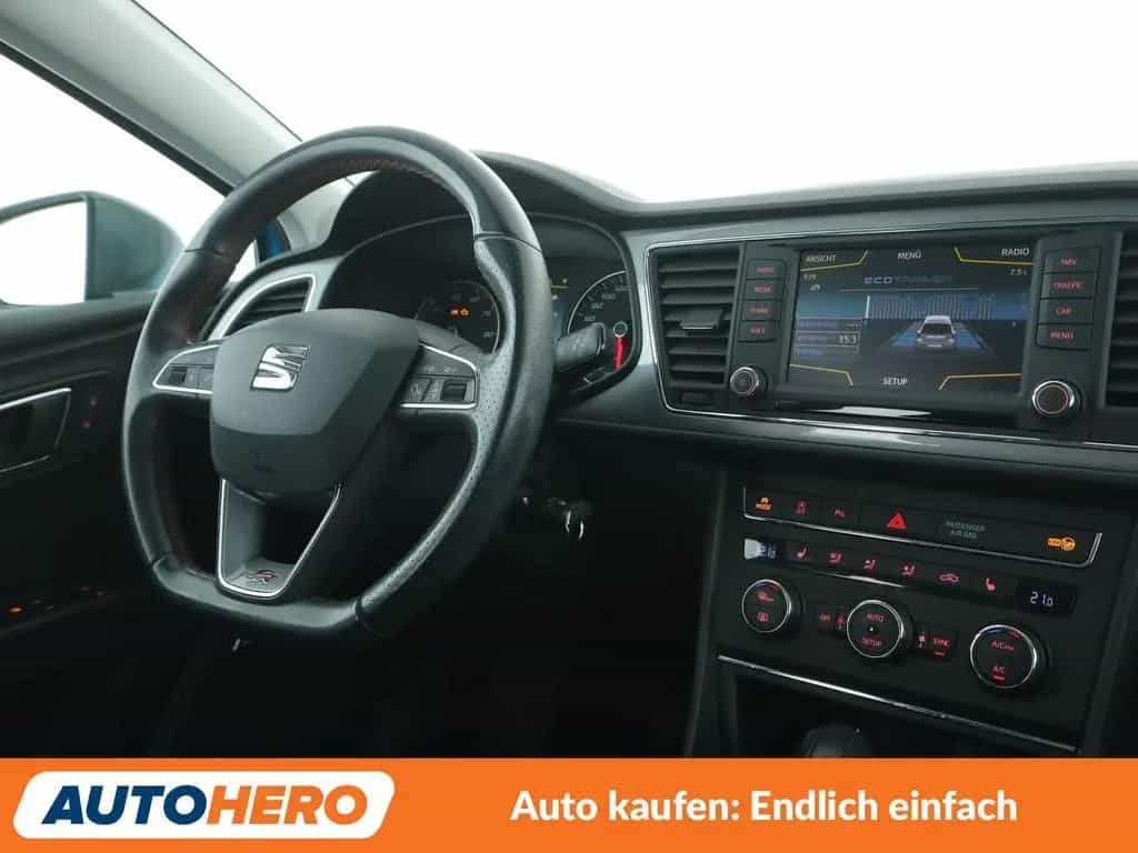 Seat Leon 1.4 TSI ACT FR Aut.*NAVI*TEMPO*PDC*SHZ*ALU* 07/2015-photo-12